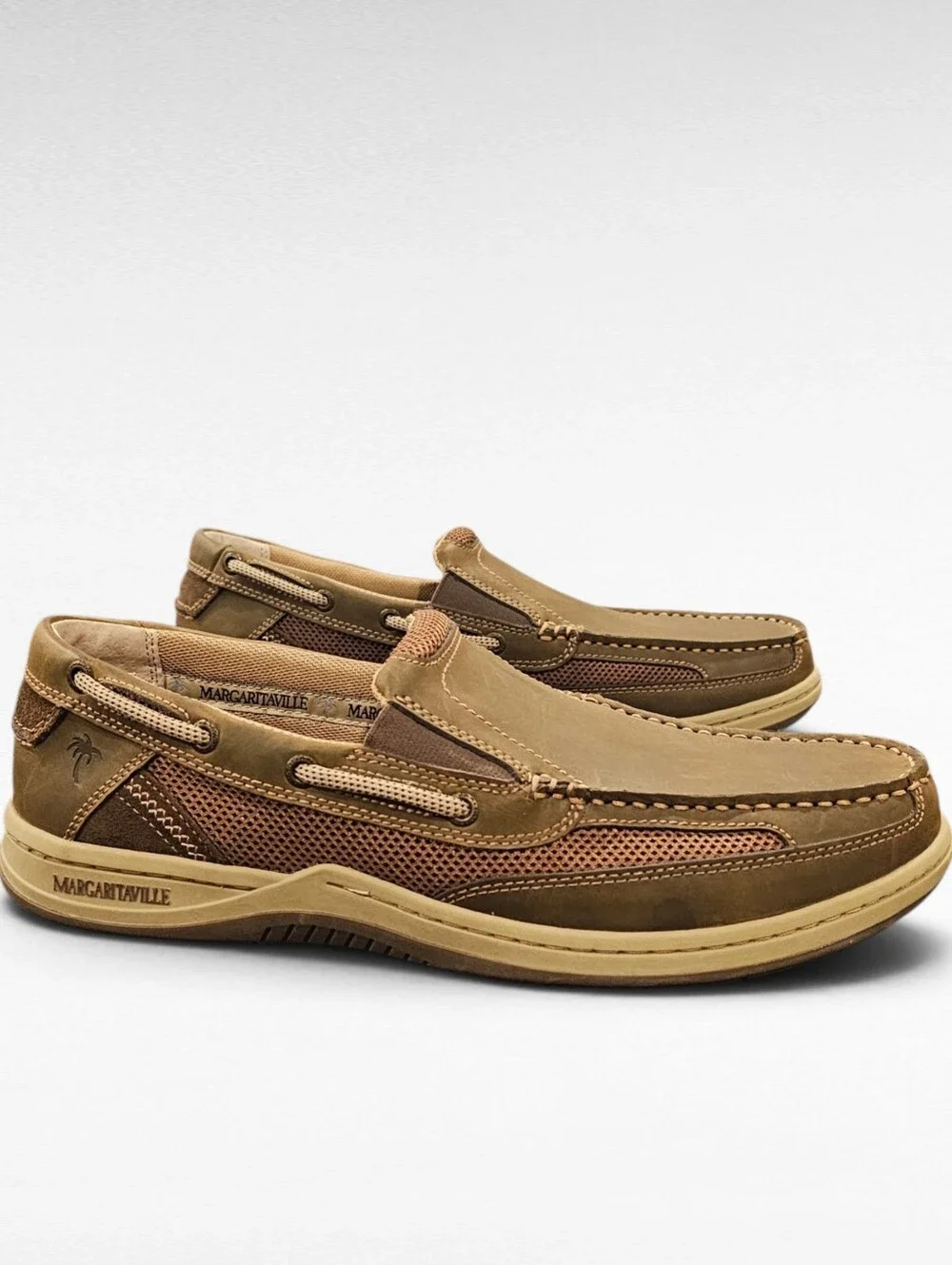 Margaritaville Men's Anchor Slip-On Boat Shoes Size 13W